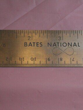 Vintage Bates National Ruler 6 inch Good Condition